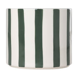 Jinjiti Ceramic Plant Pot 14cm - White & Green