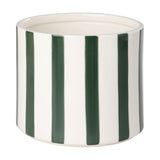 Jinjiti Ceramic Plant Pot 14cm - White & Green