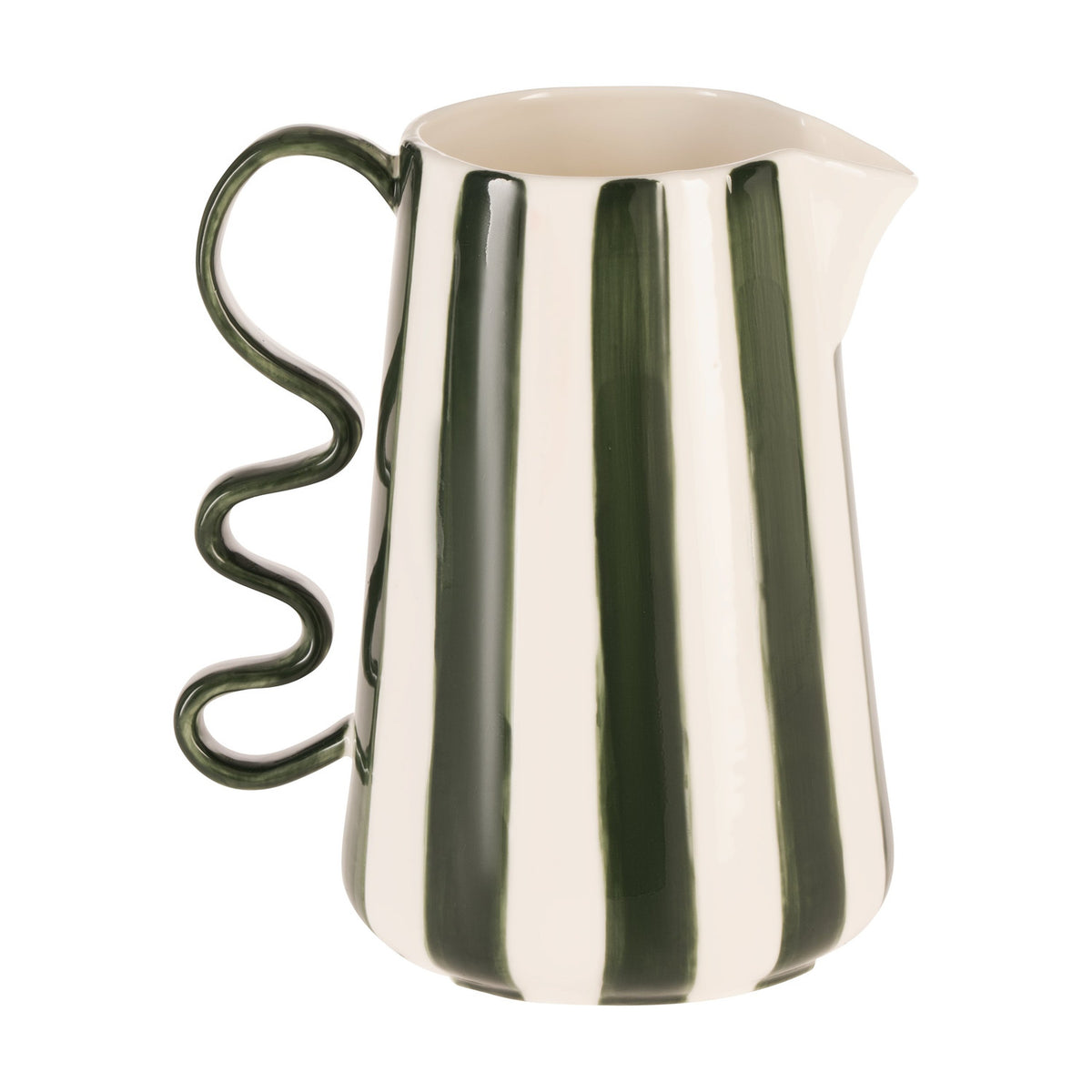 Jinjiti Jug - White & Green