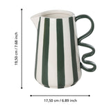 Jinjiti Jug - White & Green