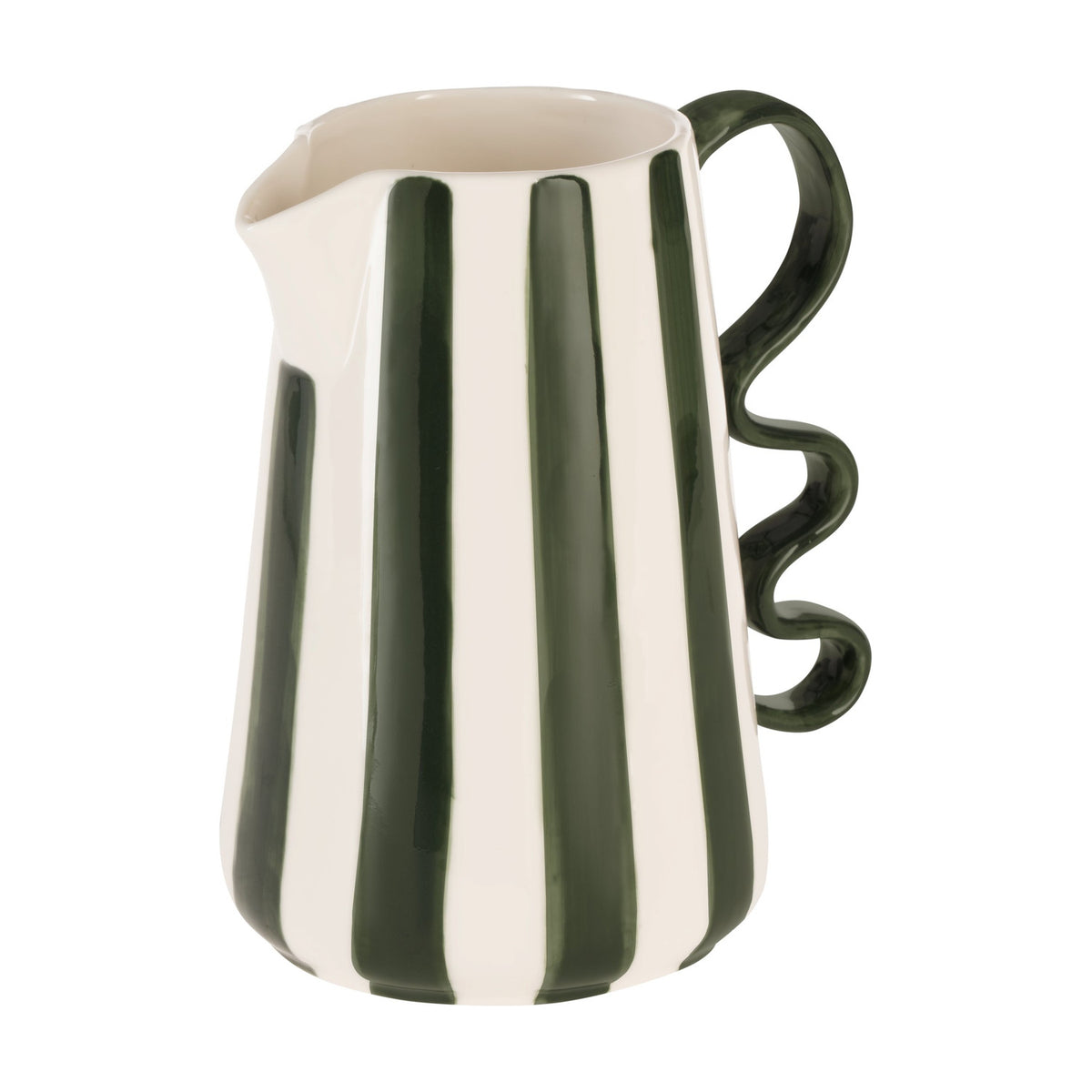 Jinjiti Jug - White & Green