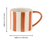 Jinjiti Mug - White & Orange