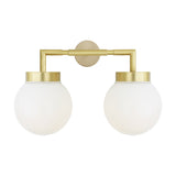 Jordan Double Glass Globe Wall Light IP65