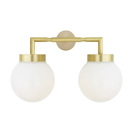 Jordan Double Glass Globe Wall Light IP65