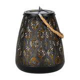 Jornane Solar LED Table Lamp - Black & Gold