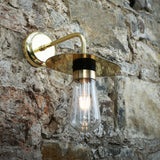 Kai Brass Disc Wall Light IP65