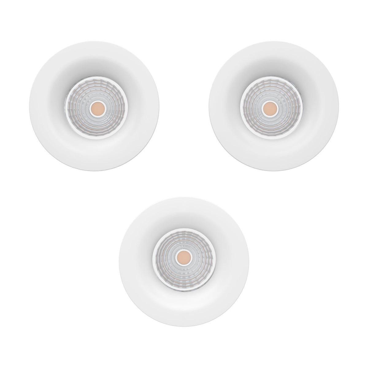 Kamarne LED Downlight 14.4W 8.8cm Set of 3 - White