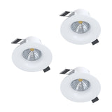 Kamarne LED Downlight 14.4W 8.8cm Set of 3 - White