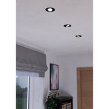 Kamarne LED Downlight 18W 8.8cm Warm White Set of 3 - Black