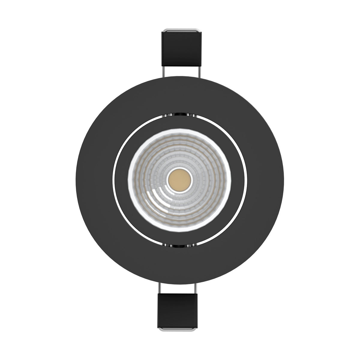 Kamarne LED Downlight 18W 8.8cm Warm White Set of 3 - Black