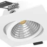 Kamarne LED Downlight 8.8 x 8.8cm Warm White - White