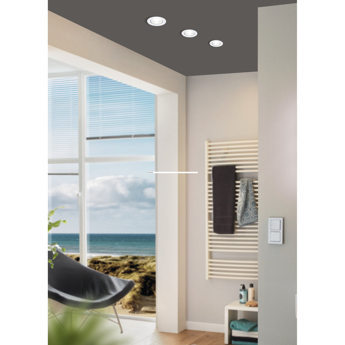 Kamarne LED Downlight 8.8cm Cool White 98305 - White