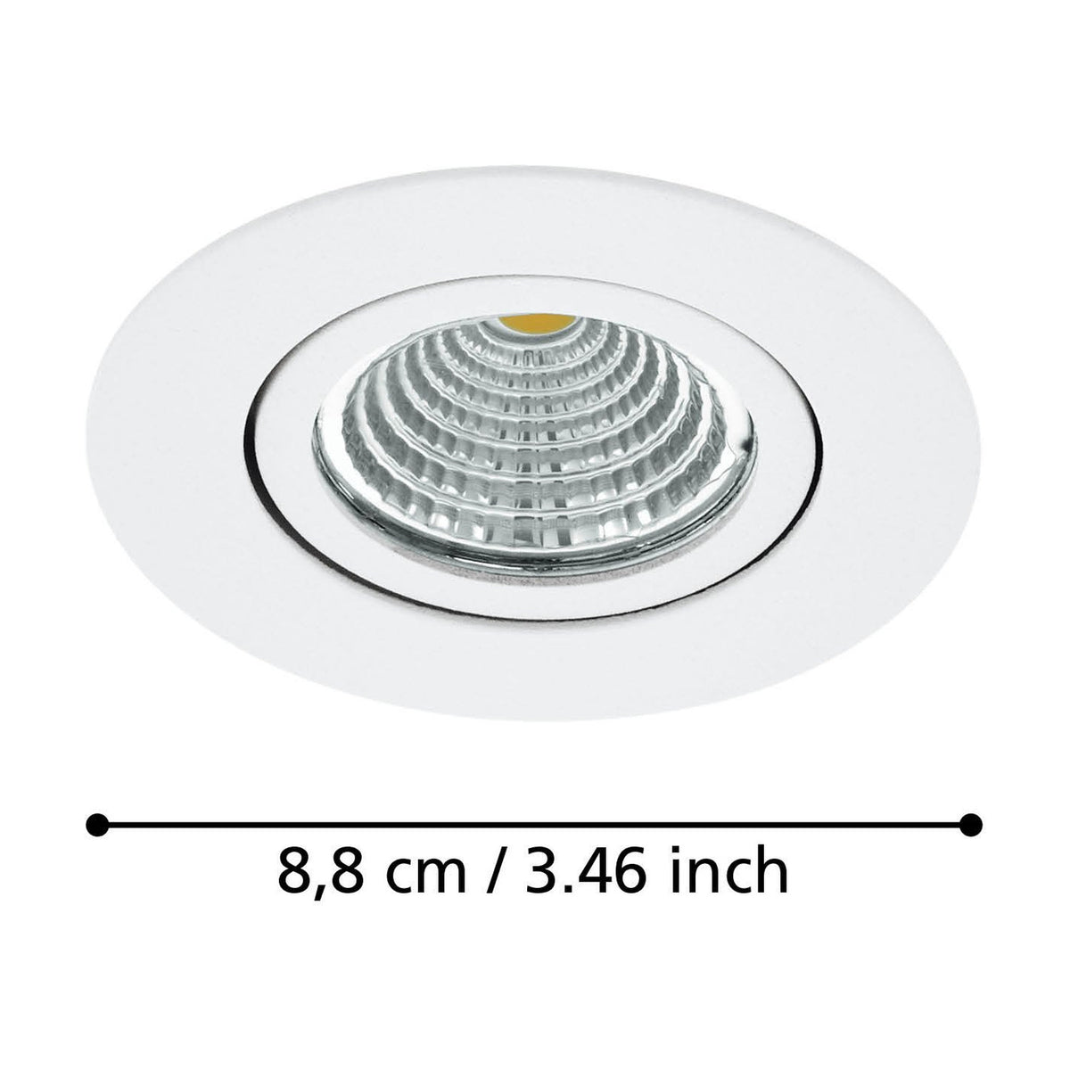 Kamarne LED Downlight 8.8cm Warm White - White