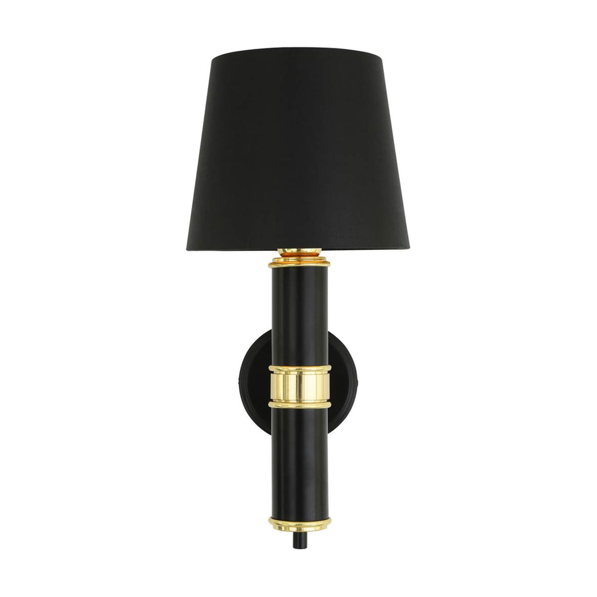 Kangos Wall Light - Matt Black & Polished Brass