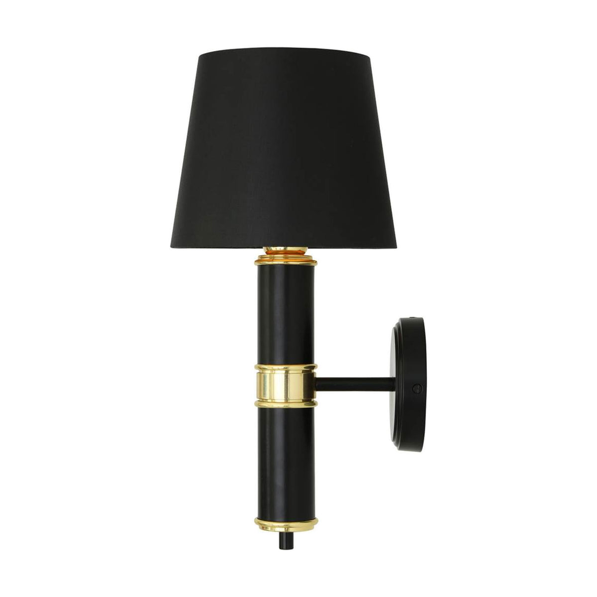 Kangos Wall Light - Matt Black & Polished Brass