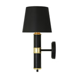 Kangos Wall Light - Matt Black & Polished Brass