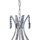 Kanya 40cm 8 Light Crystal Chandelier - Polished Chrome