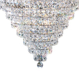 Kanya 40cm 8 Light Crystal Chandelier - Polished Chrome