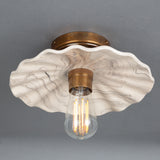 Kapok Ceramic Ceiling Light - Marbled