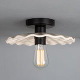 Kapok Ceramic Ceiling Light - Marbled