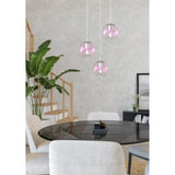 Karnarne Glass 3 Light Pendant - Chrome