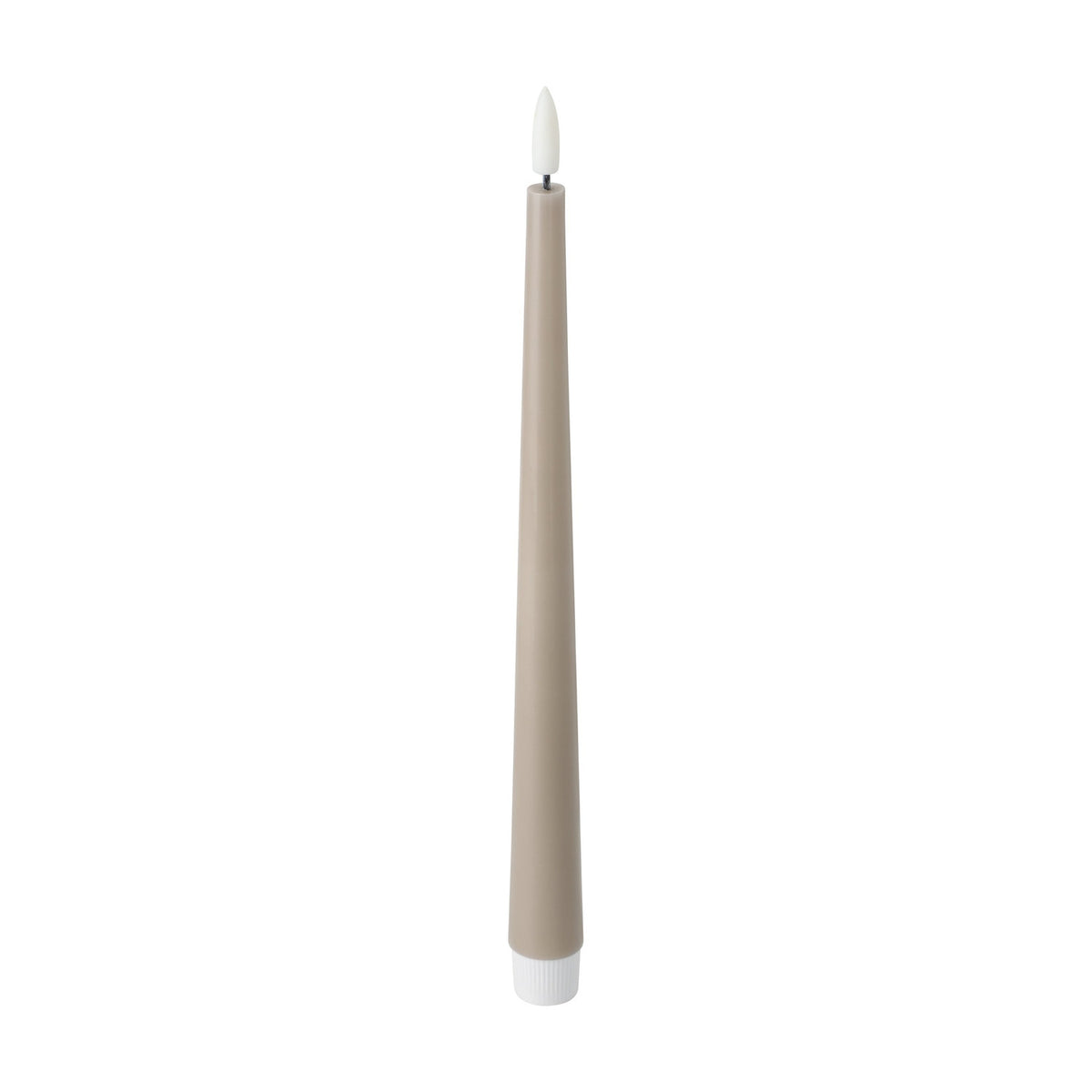 Kavieng LED Candle Set of 2 - Taupe