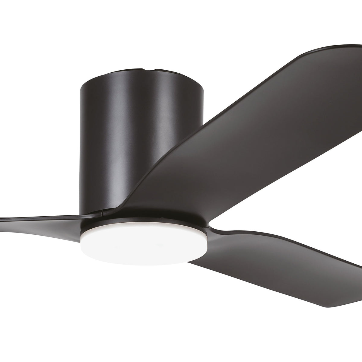 Kawana Ceiling Fan with Light - Matt Black
