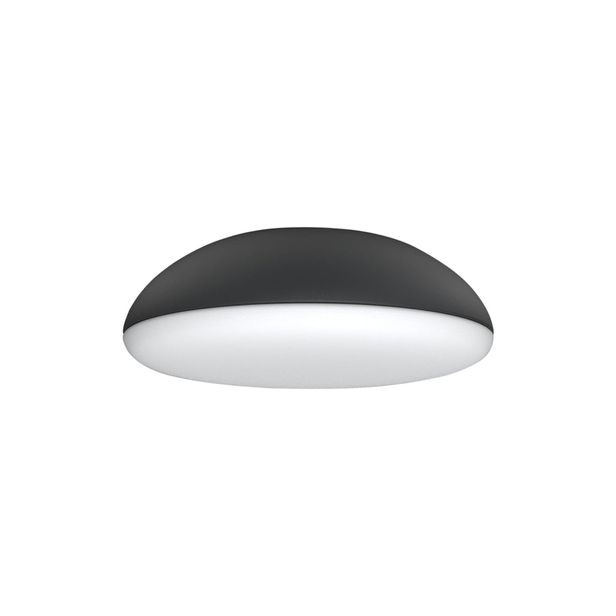 Kazz 4 Light Flush Ceiling Light - Black