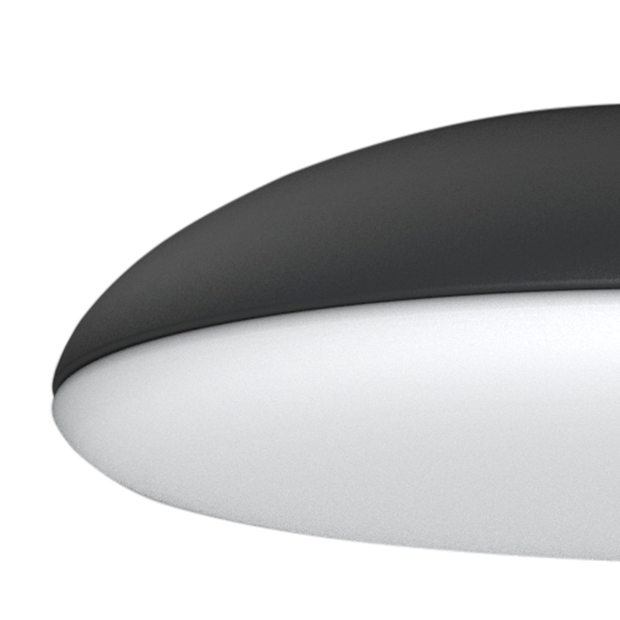 Kazz 6 Light Flush Ceiling Light - Black