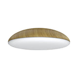 Kazz 6 Light Flush Ceiling Light - Light Brown