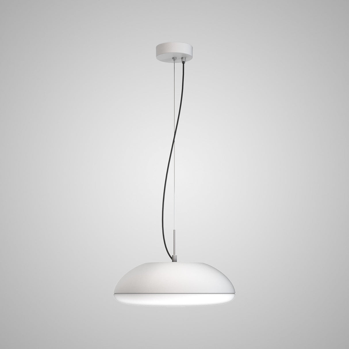 Kazz Small Round 4 Light Pendant Light - White