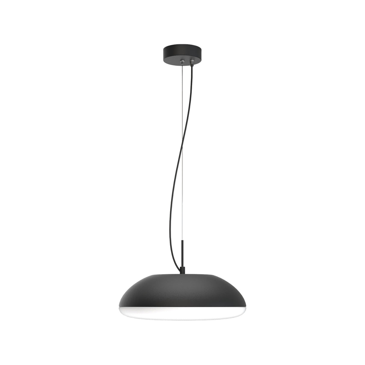 Kazz Small Round 4 Light Pendant Light - Black