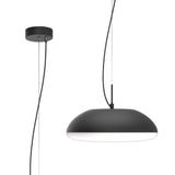 Kazz Small Round 4 Light Pendant Light - Black