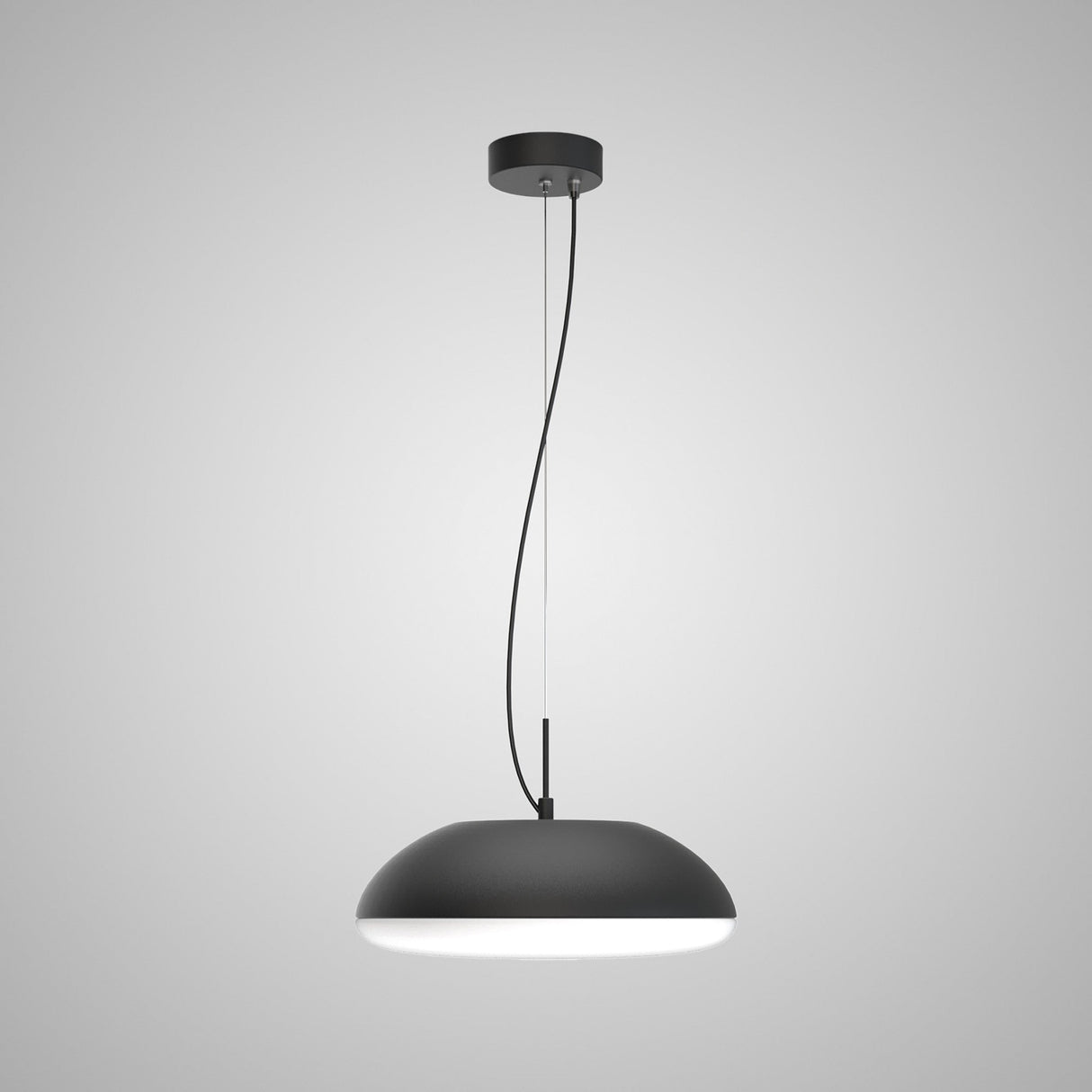 Kazz Small Round 4 Light Pendant Light - Black