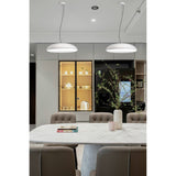 Kazz Large Round 6 Light Pendant Light - White