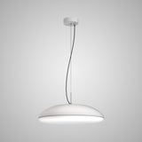 Kazz Large Round 6 Light Pendant Light - White