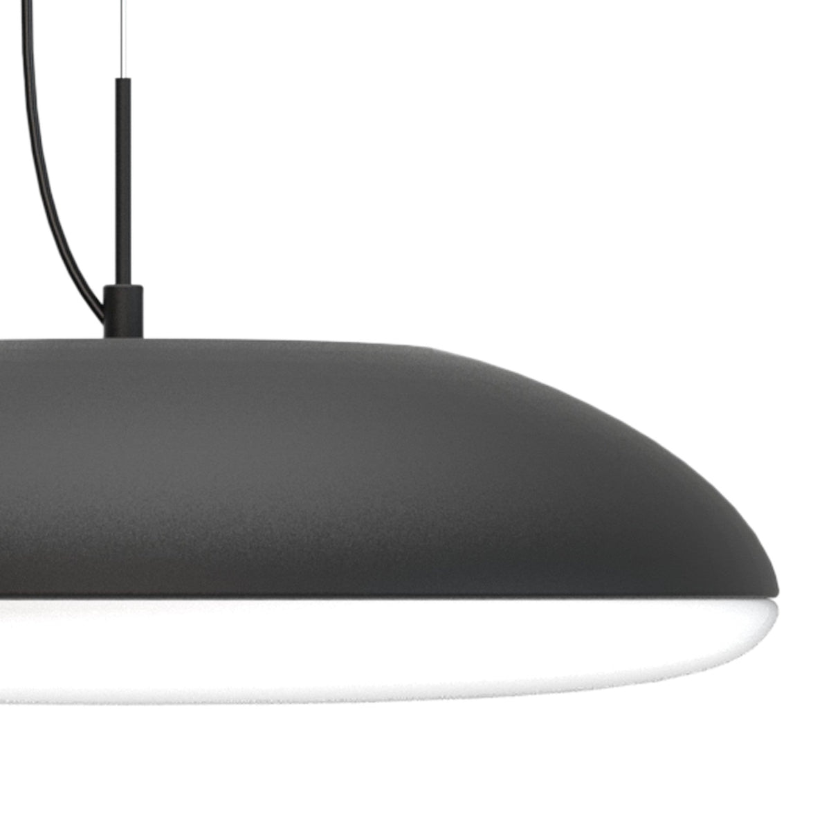 Kazz Large Round 6 Light Pendant Light - Black