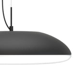 Kazz Large Round 6 Light Pendant Light - Black