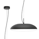 Kazz Large Round 6 Light Pendant Light - Black