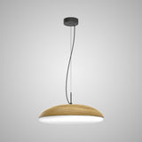 Kazz Large Round 6 Light Pendant Light - Brown