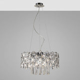 Kenzie 49cm 10 Light Crystal Suspension Light - Polished Chrome