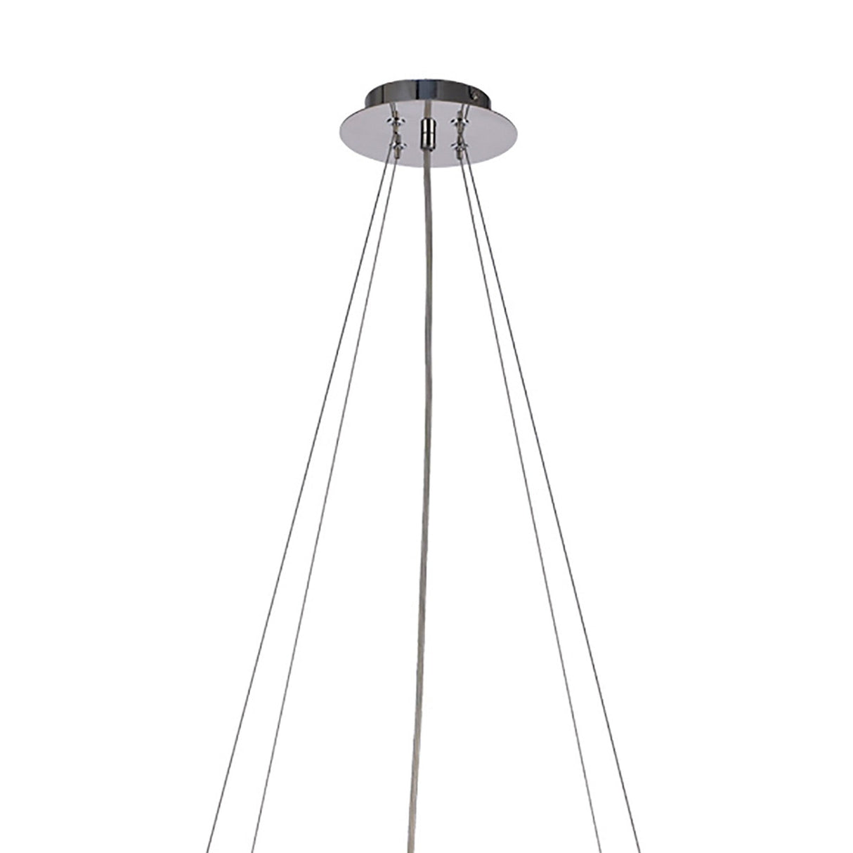 Kenzie 66cm G9 16 Light Crystal Suspension Light - Polished Chrome