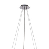 Kenzie 66cm G9 16 Light Crystal Suspension Light - Polished Chrome