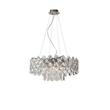 Kenzie 66cm G4 16 Light Crystal Suspension Light - Polished Chrome