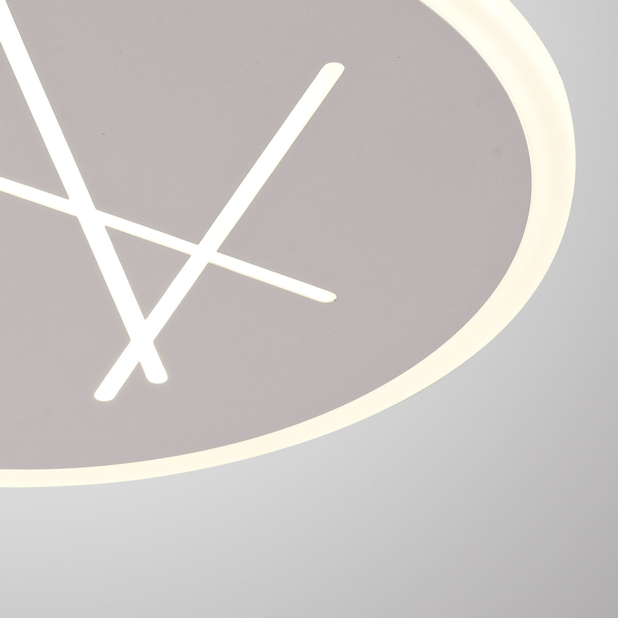 Kenzo LED Flush Ceiling Light 4000K 30W - Sand White