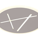 Kenzo LED Flush Ceiling Light 4000K 40W - Sand White