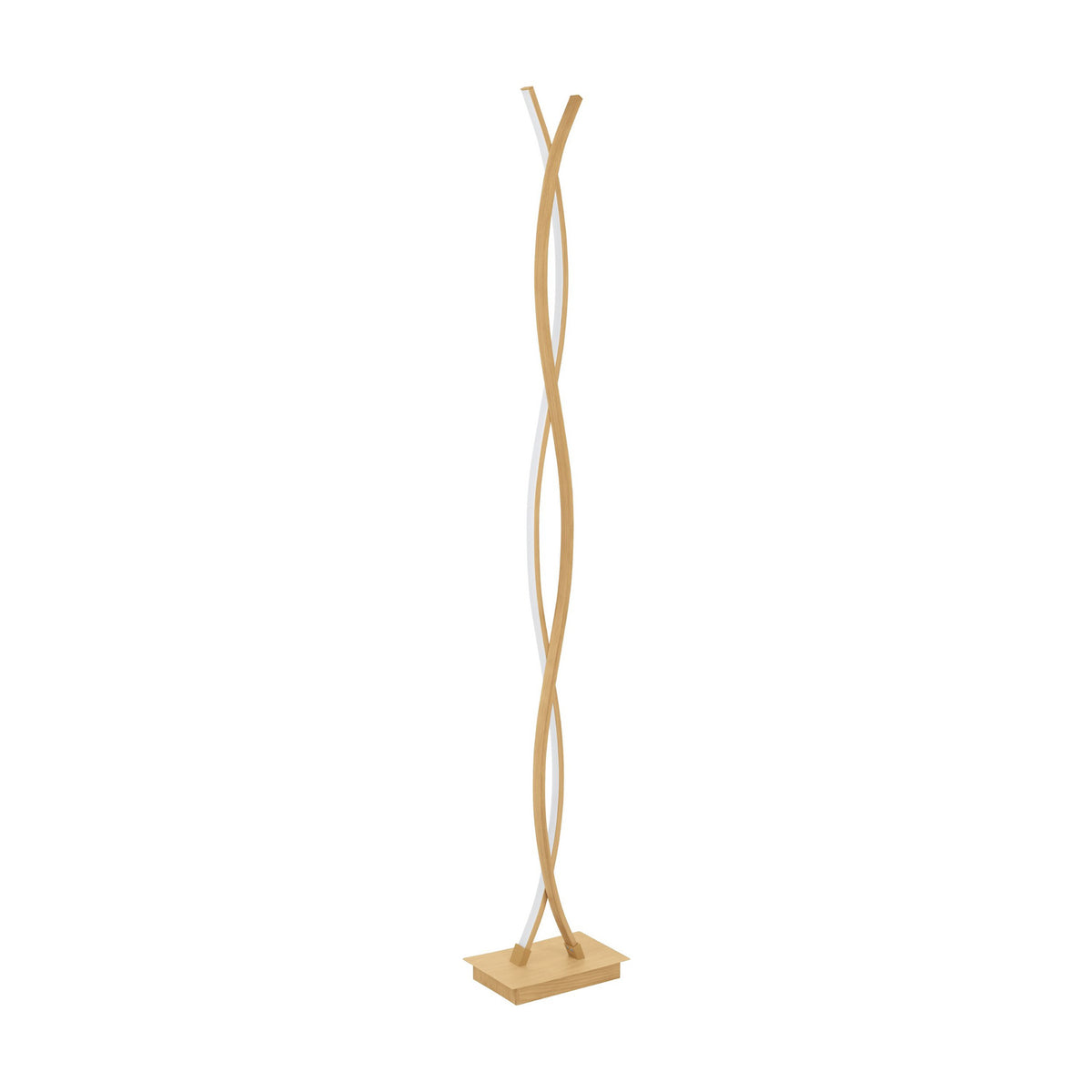 Keselle LED Floor Lamp - Light Brown