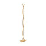 Keselle LED Floor Lamp - Light Brown