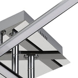 Keselle LED Flush Ceiling Light 50cm - Chrome