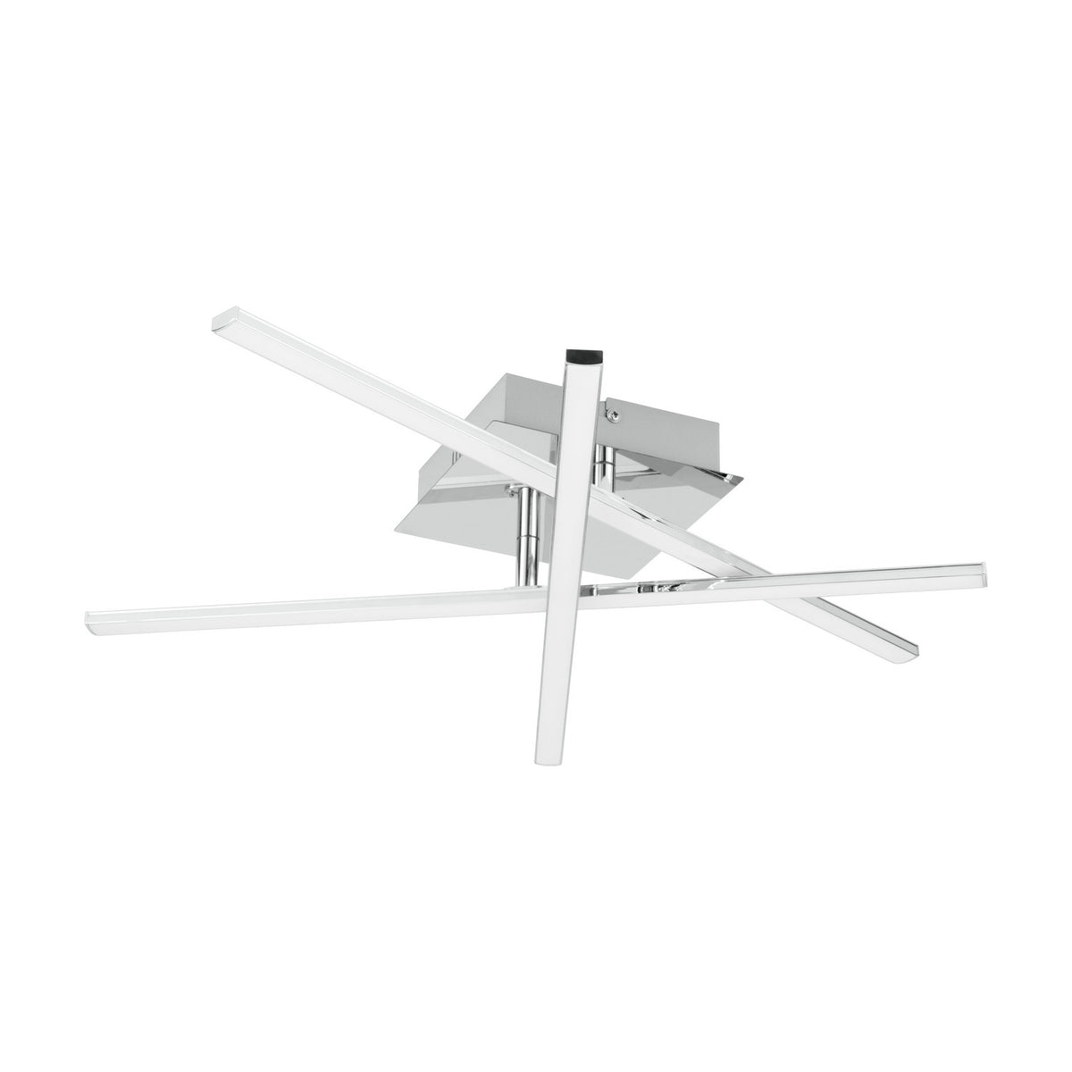 Keselle LED Flush Ceiling Light 50cm - Chrome